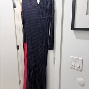 Allihop Full Length Maxi Long Sleeve Dress